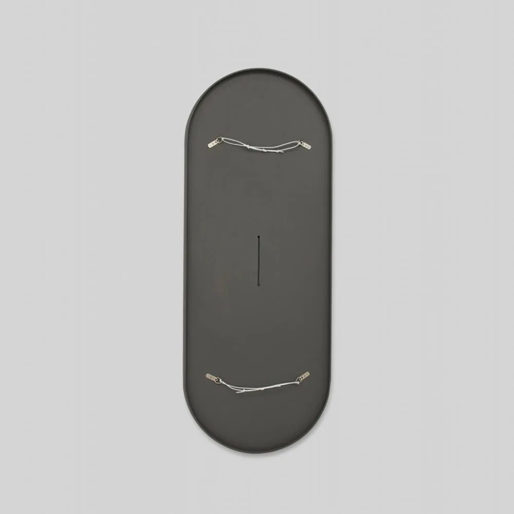 Mira Duo Tall Oval Mirror - Storm