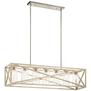 Moorgate 48 in. 7 Lights Pendant Light White finish