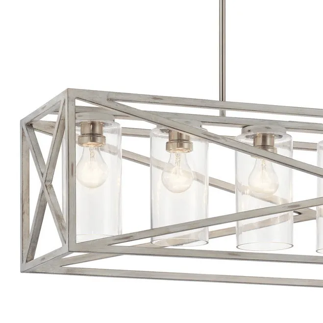 Moorgate 48 in. 7 Lights Pendant Light White finish