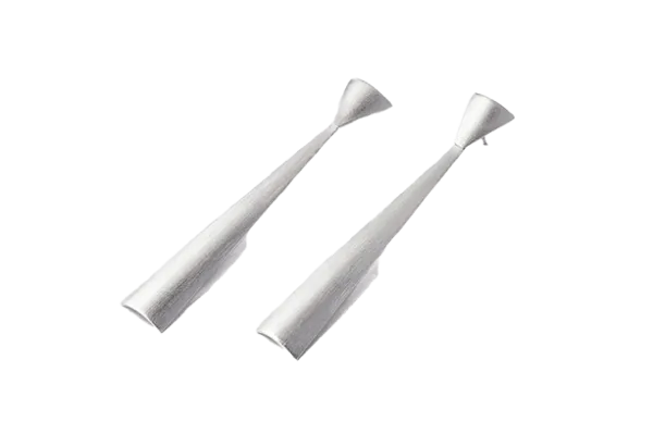 Neck Tie Geo Earrings