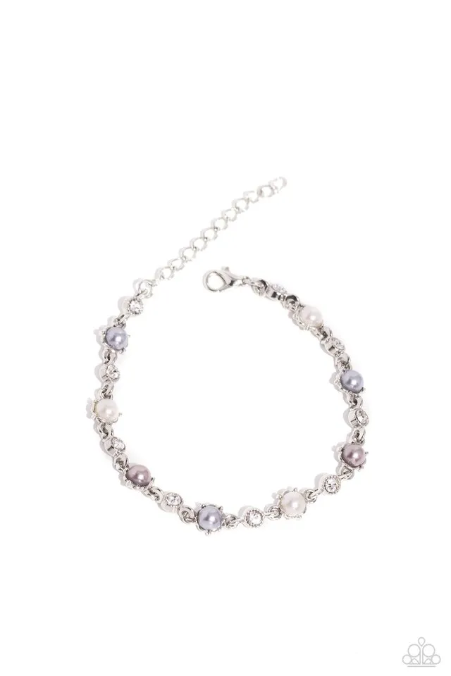 Paparazzi Bracelet ~ Particularly Pronged - Silver