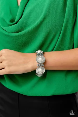 Paparazzi Bracelet ~ Summer Serenade - White