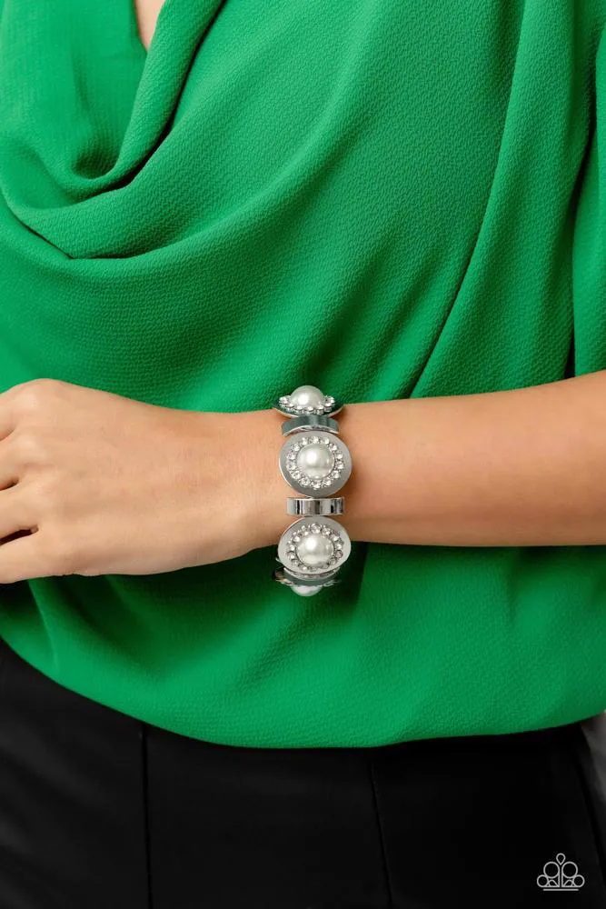Paparazzi Bracelet ~ Summer Serenade - White