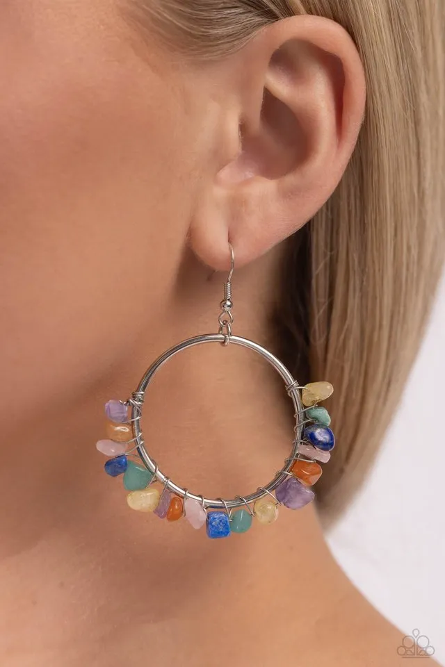 Paparazzi Earring ~ Handcrafted Habitat - Multi