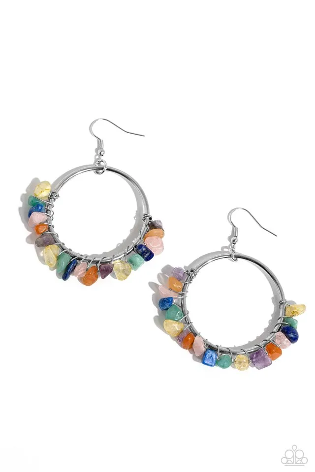 Paparazzi Earring ~ Handcrafted Habitat - Multi