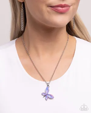 Paparazzi Necklace ~ Aerial Aria - Purple