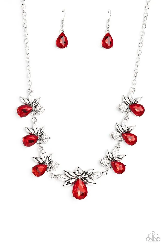 Paparazzi Necklace ~ Explosive Effulgence - Red