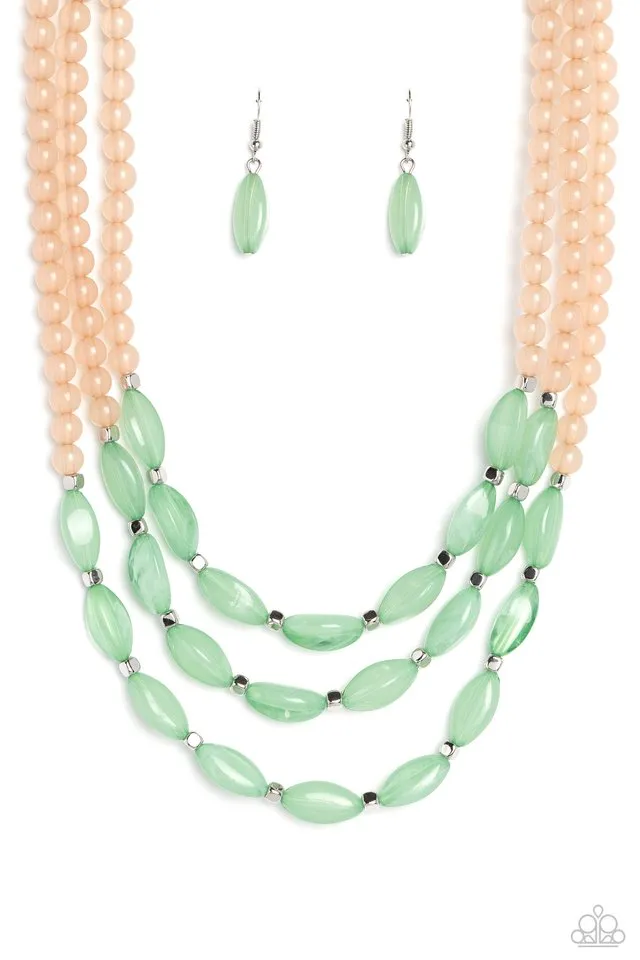 Paparazzi Necklace ~ I BEAD You Now - Green