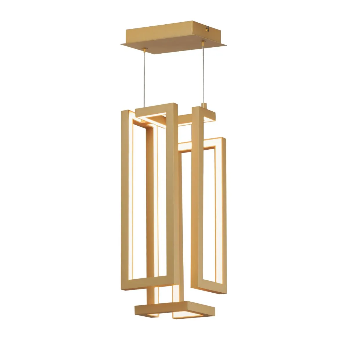 Penrose 7 in. LED Pendant Light Gold Finish