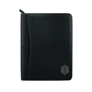 Phi Delt Zippered Crest Padfolio