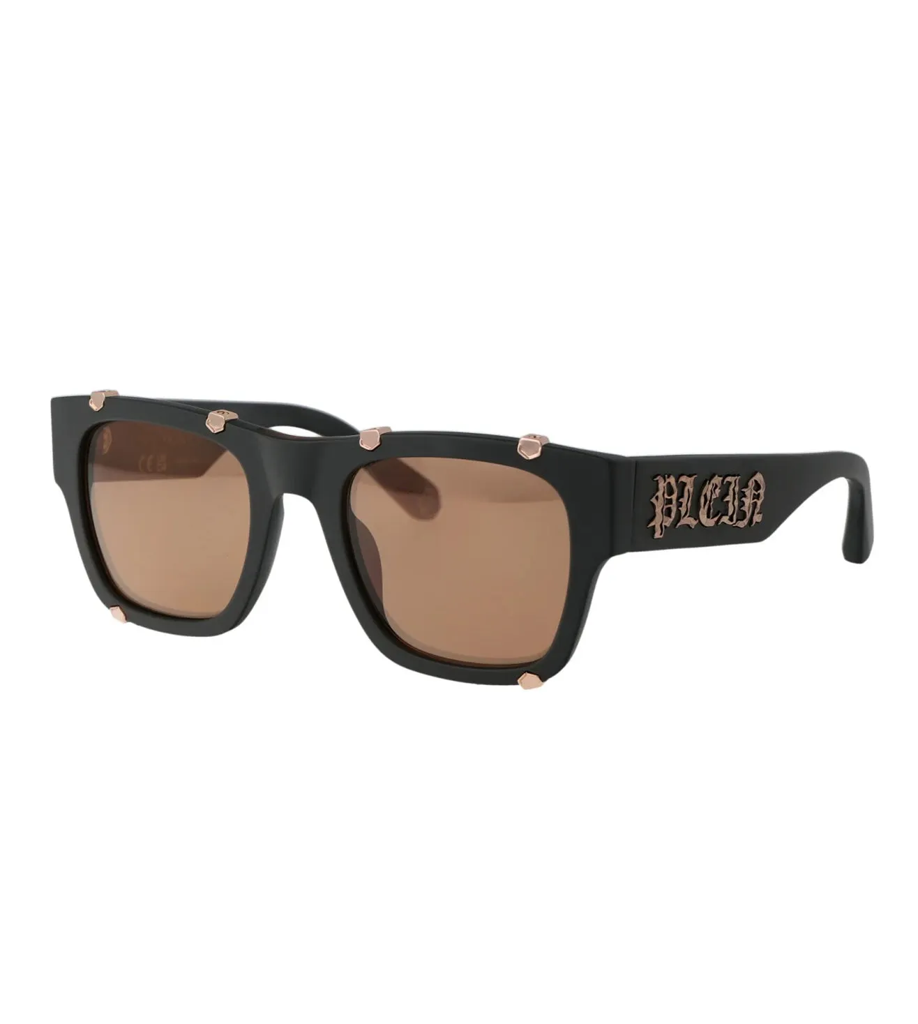 Philipp Plein Men's Brown-Mirrored Square Sunglasses