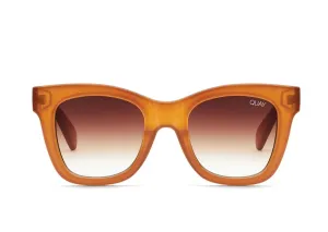 Quay - After Hours Sunglasses in Toffee/Brown Fade Lens