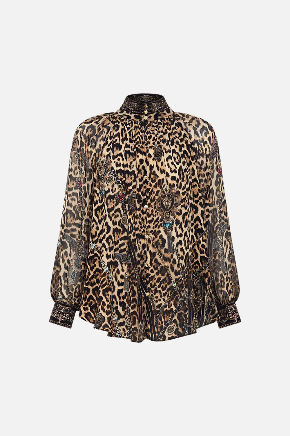 RAGLAN BUTTON UP SHIRT AMSTERGLAM