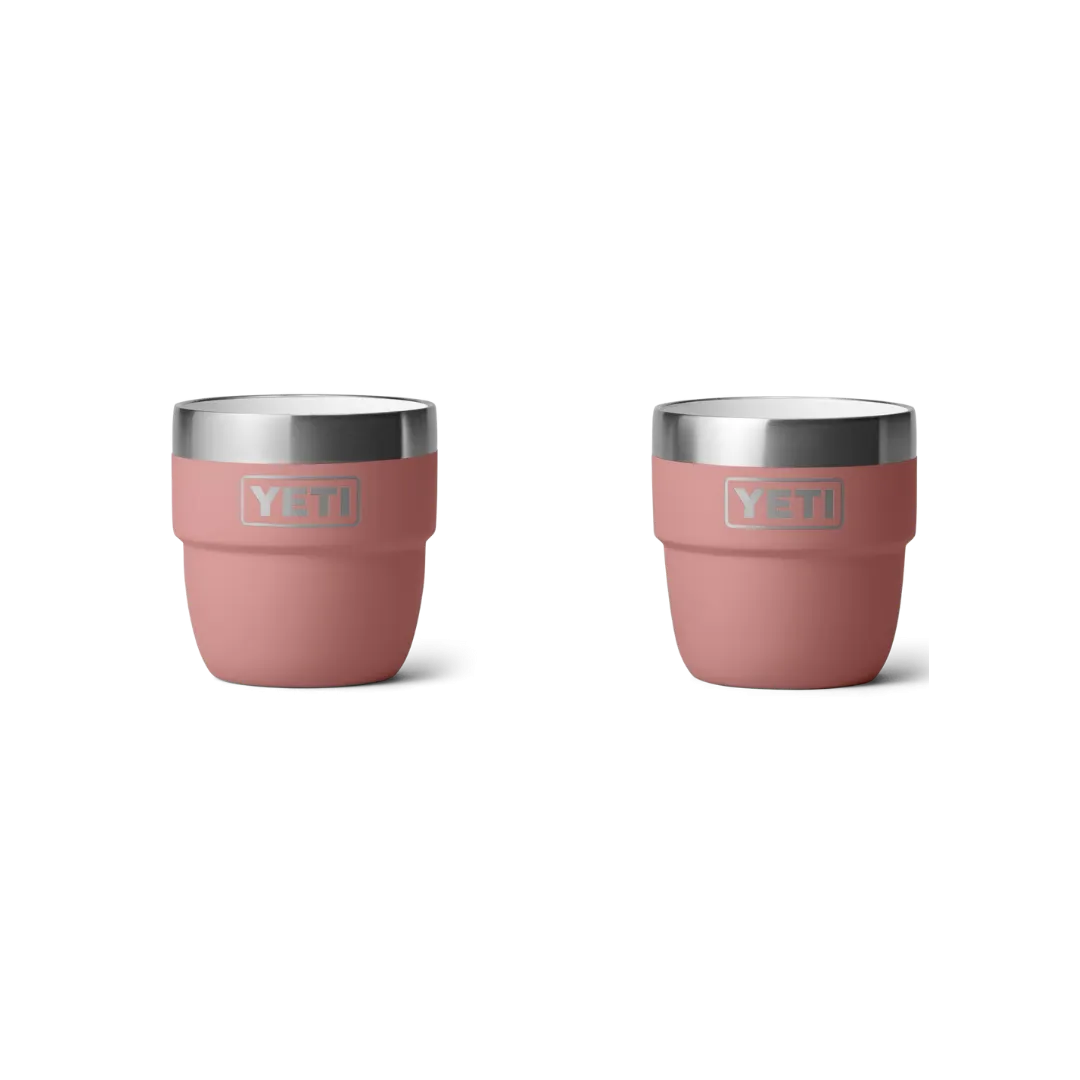 Rambler 4oz Sandstone Pink Stackable Cups