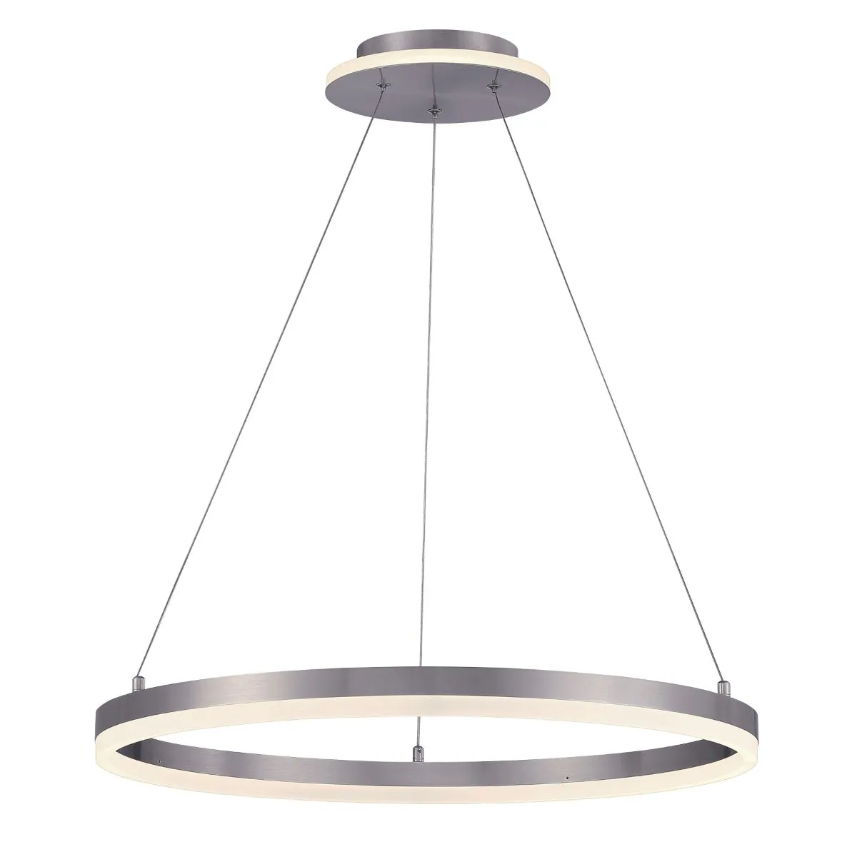 Recovery 24 in. LED Pendant Light Brushed Nickel finish
