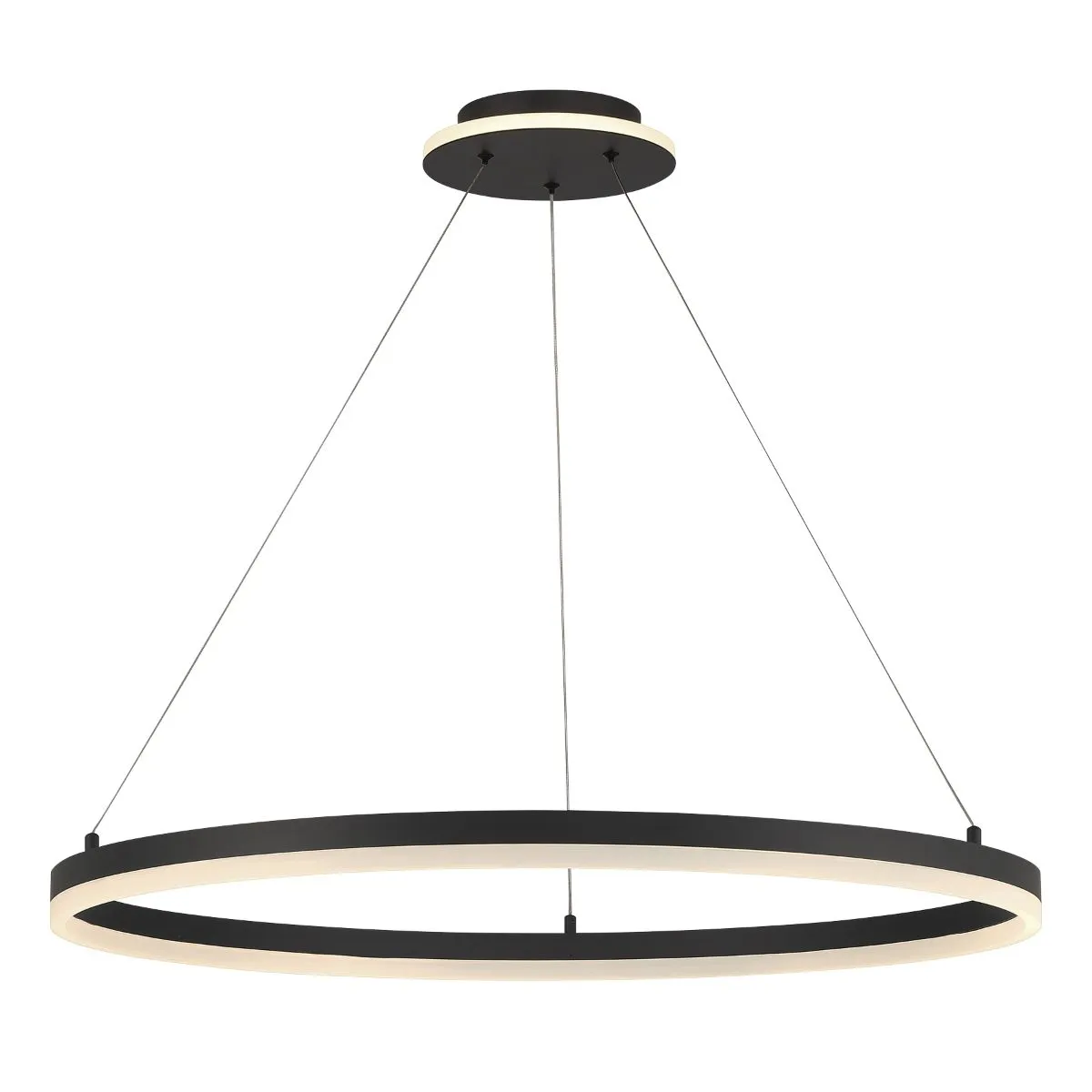 Recovery 32 in. LED Pendant Light Matte Black finish