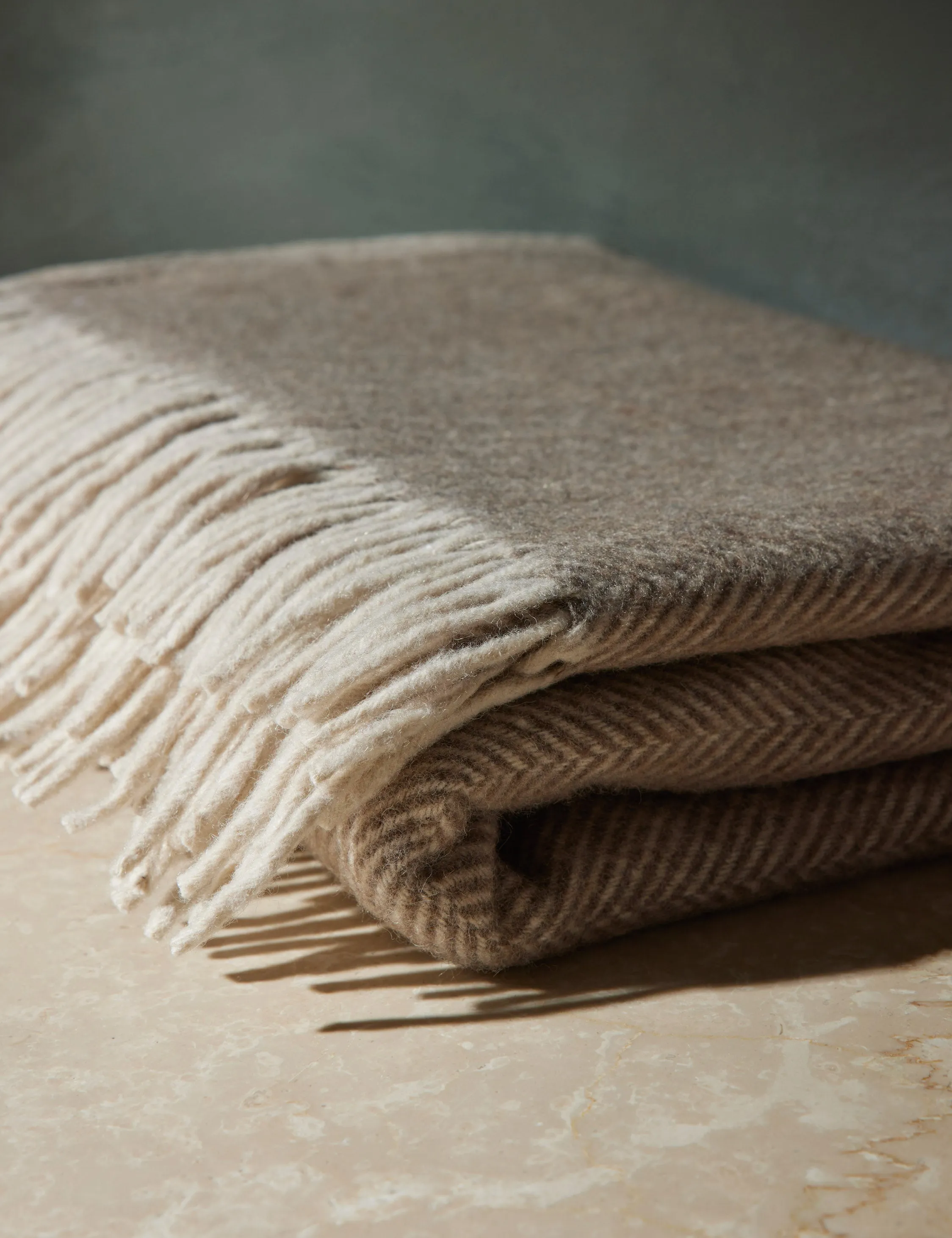 Recycled Wool Throw by Tartan Blanket Co
