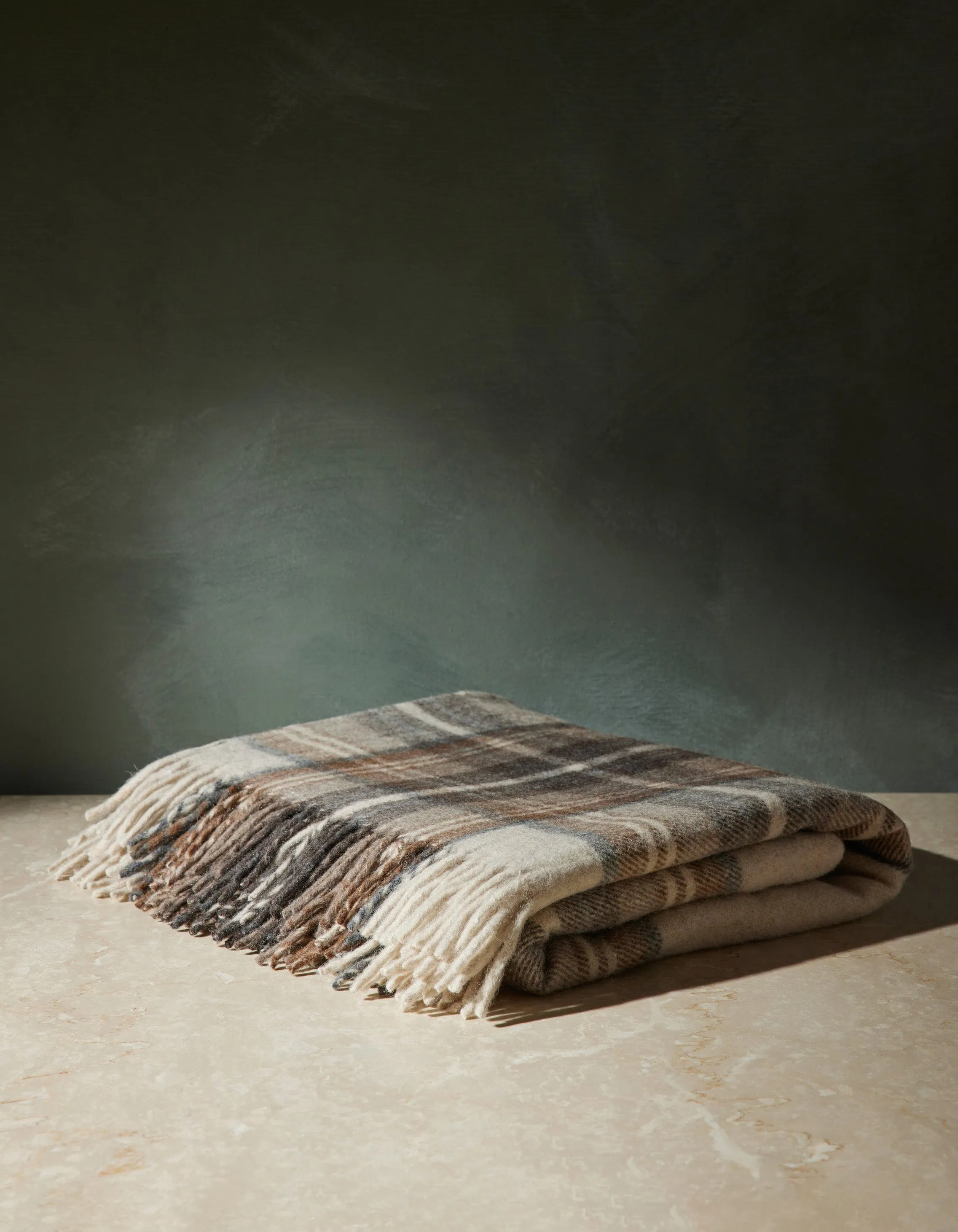 Recycled Wool Throw by Tartan Blanket Co