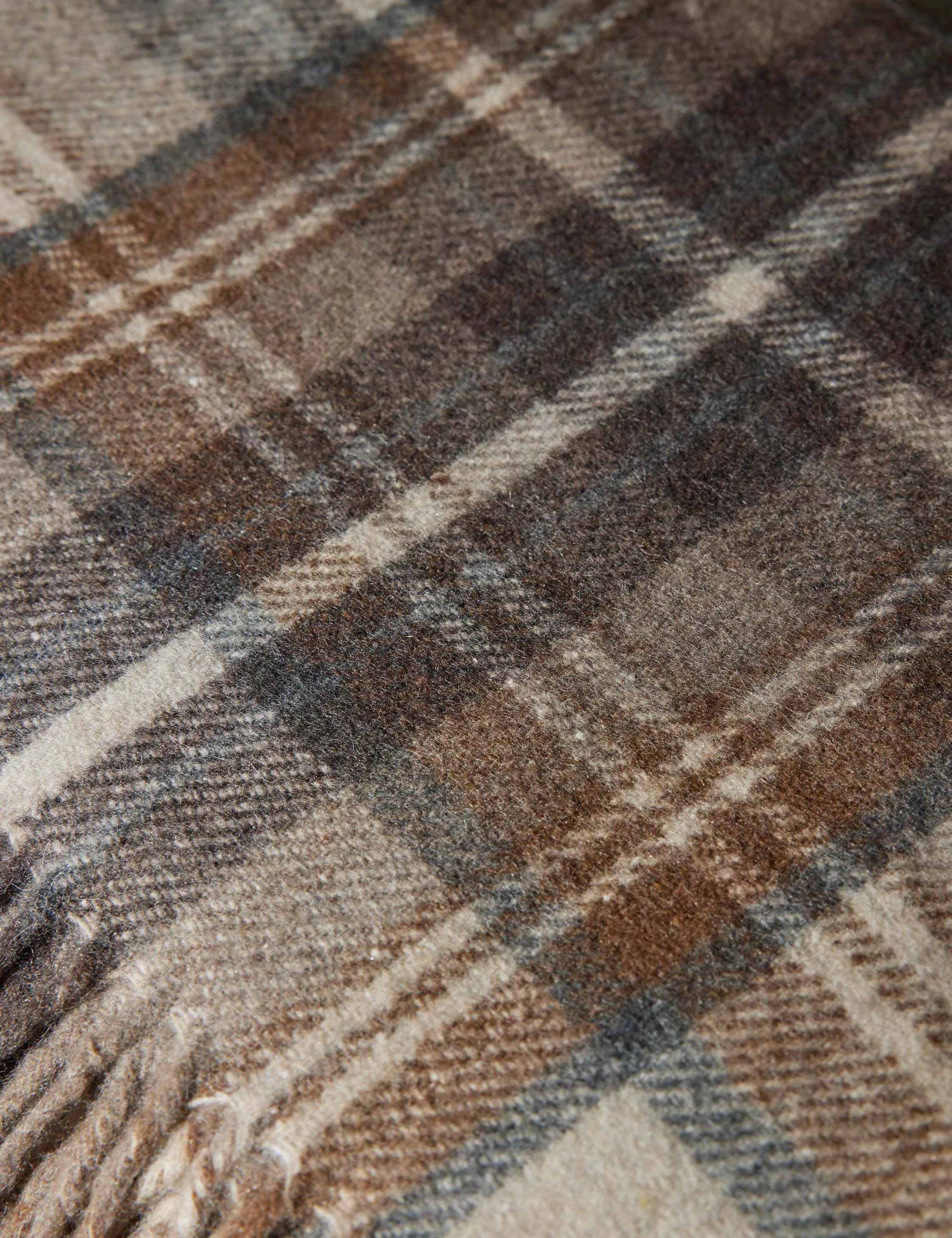 Recycled Wool Throw by Tartan Blanket Co
