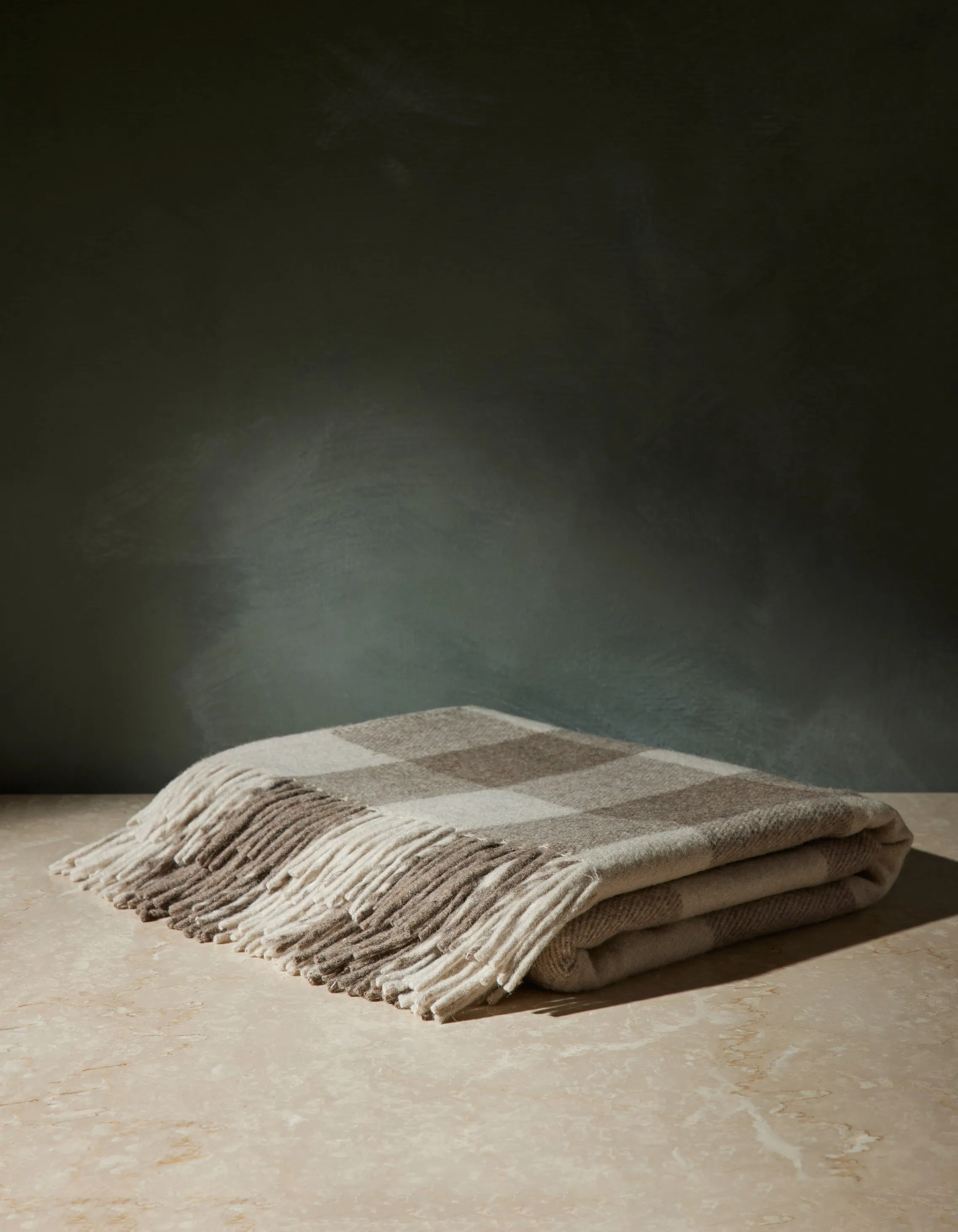 Recycled Wool Throw by Tartan Blanket Co