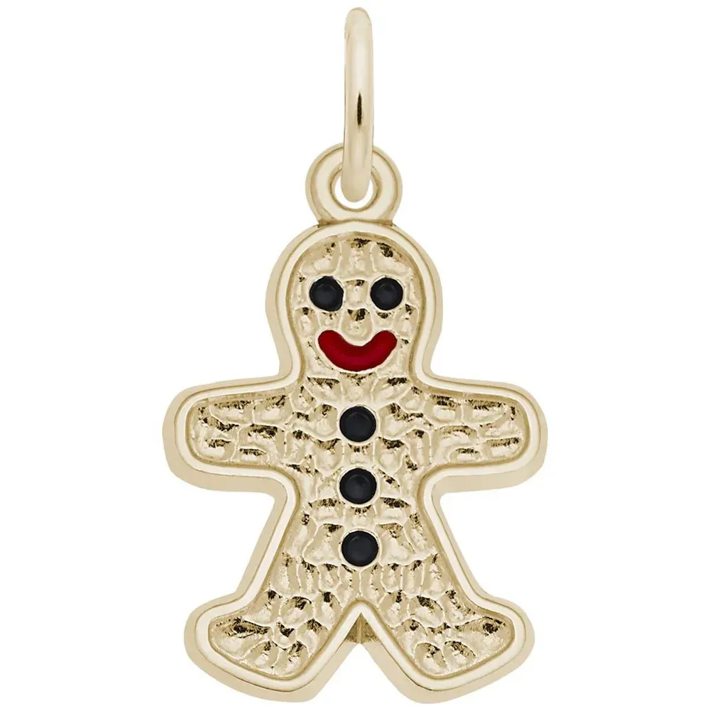 Rembrandt Charms - Gingerbread Man Charm - 2274