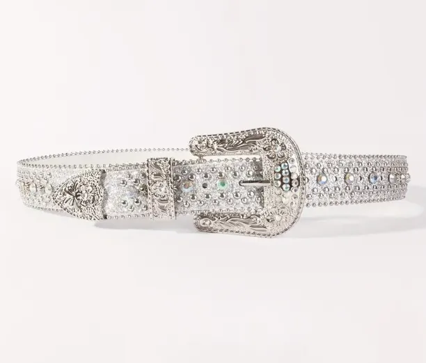 Rhinestone and Glitter Belt
