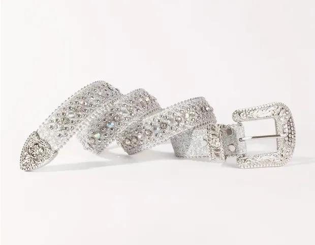 Rhinestone and Glitter Belt