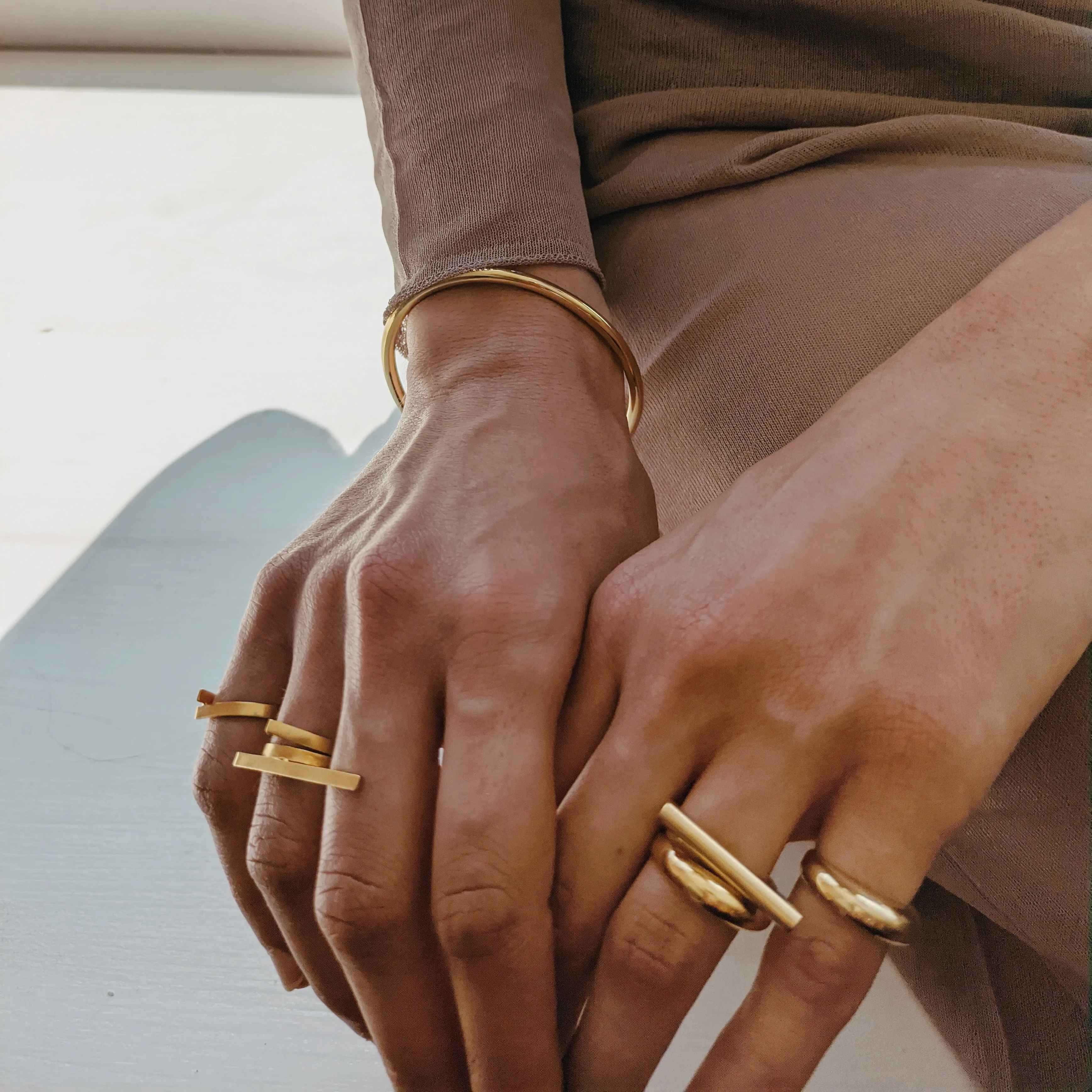 Round Gold Ring