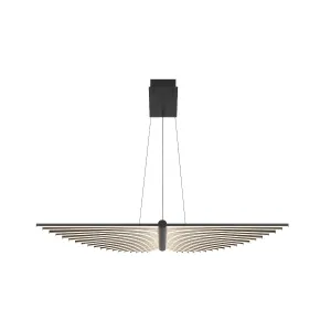 Seraph 39 in. LED Chandelier black Finish