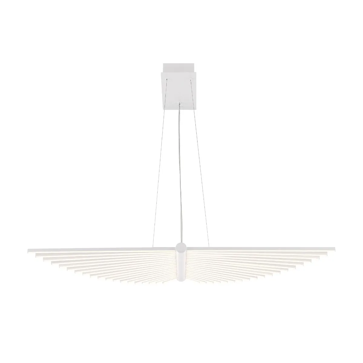 Seraph 39 in. LED Chandelier white Finish