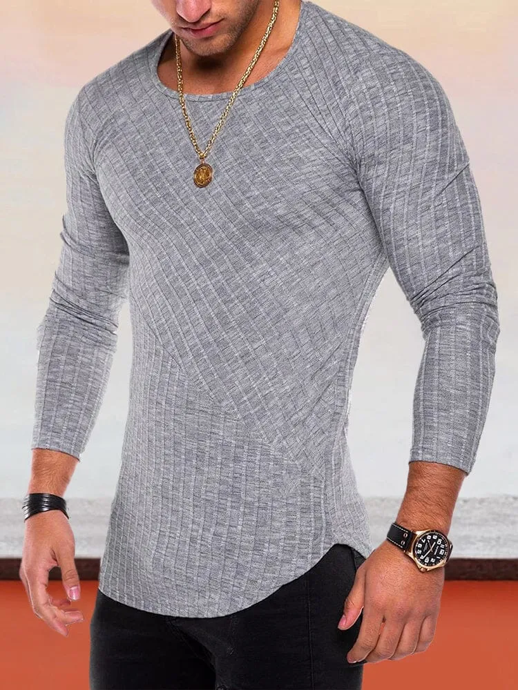 Slim Fit Texture Top
