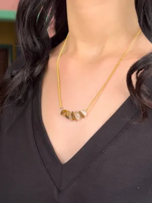 Solar Plexus Chakra Gemsonte Necklace