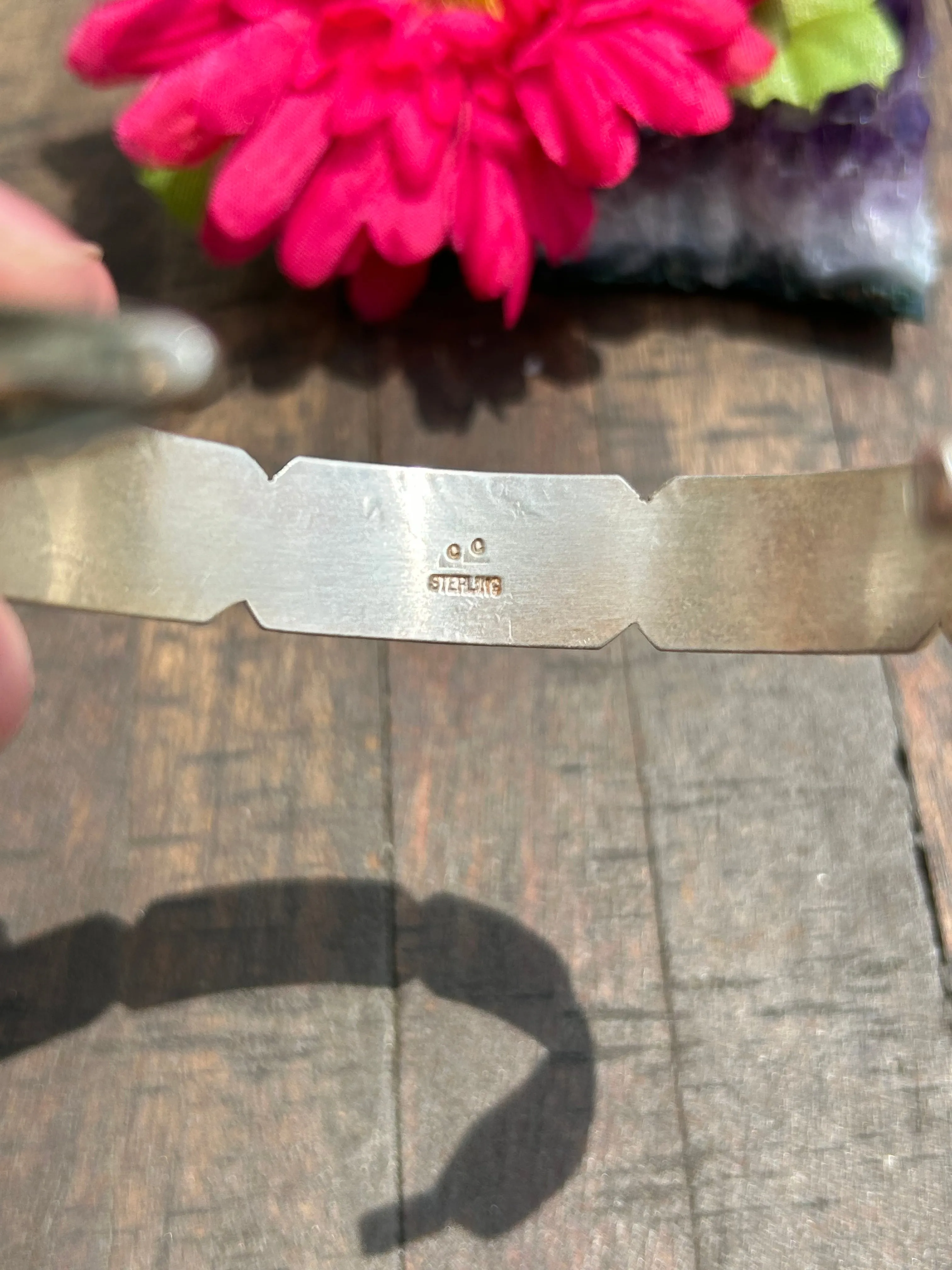 Sterling Feather Cuff