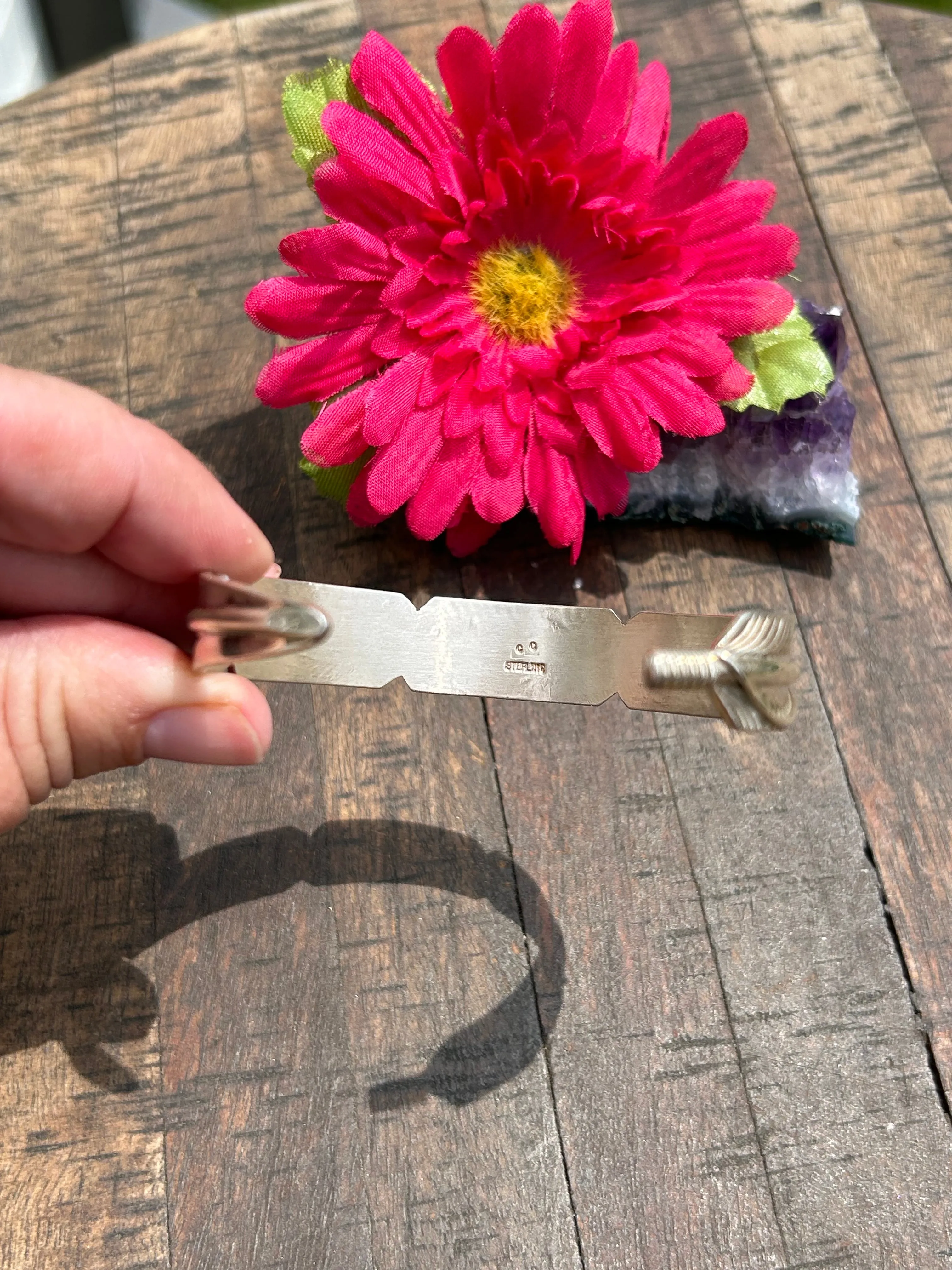 Sterling Feather Cuff