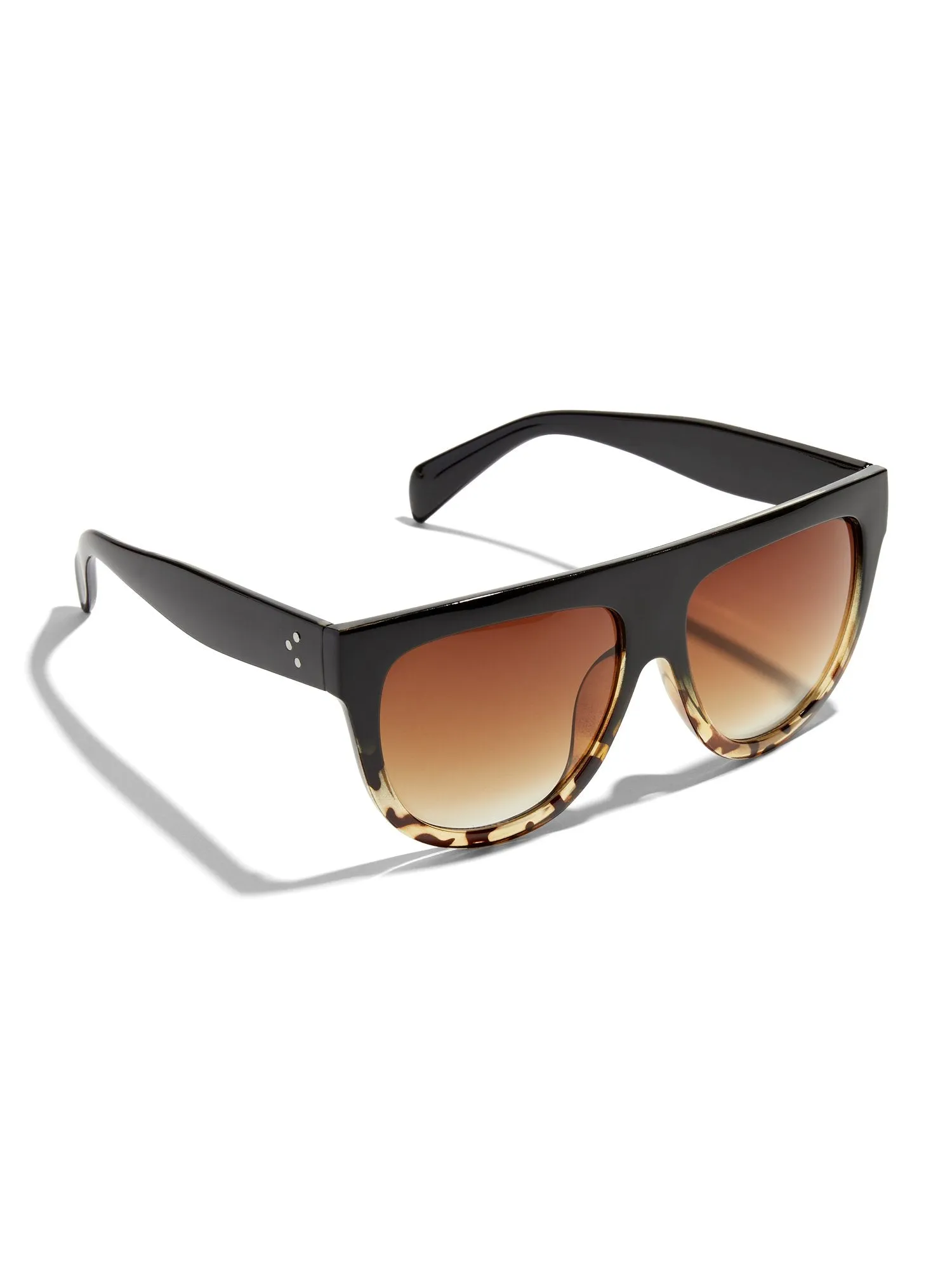 Straight-Top Rectangular Sunglasses