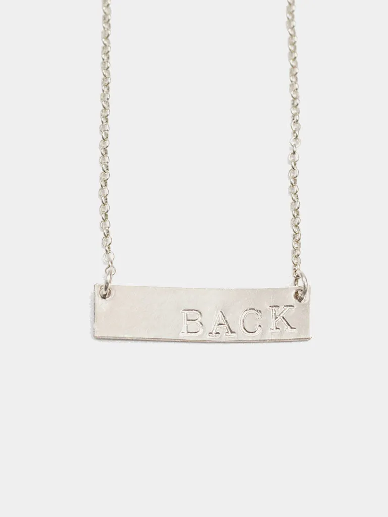 Stroke Bar Necklace
