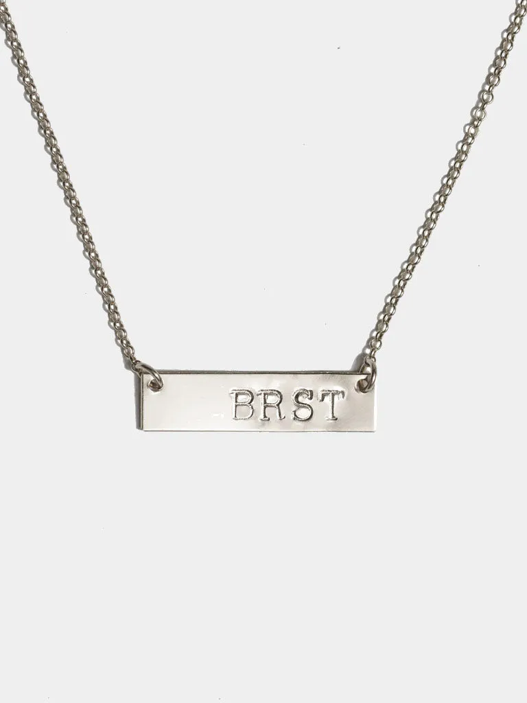 Stroke Bar Necklace