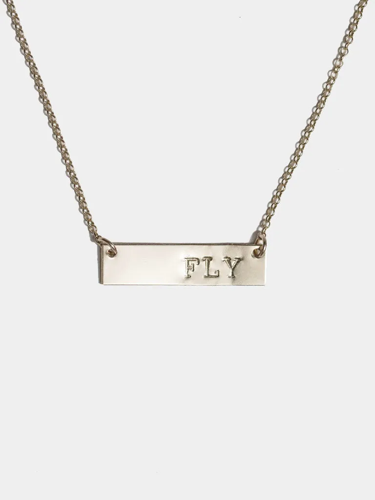 Stroke Bar Necklace