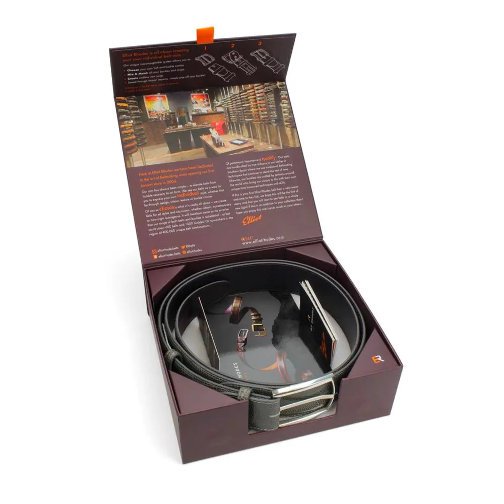 Tan Jolson Layered Cordovan Effect Belt