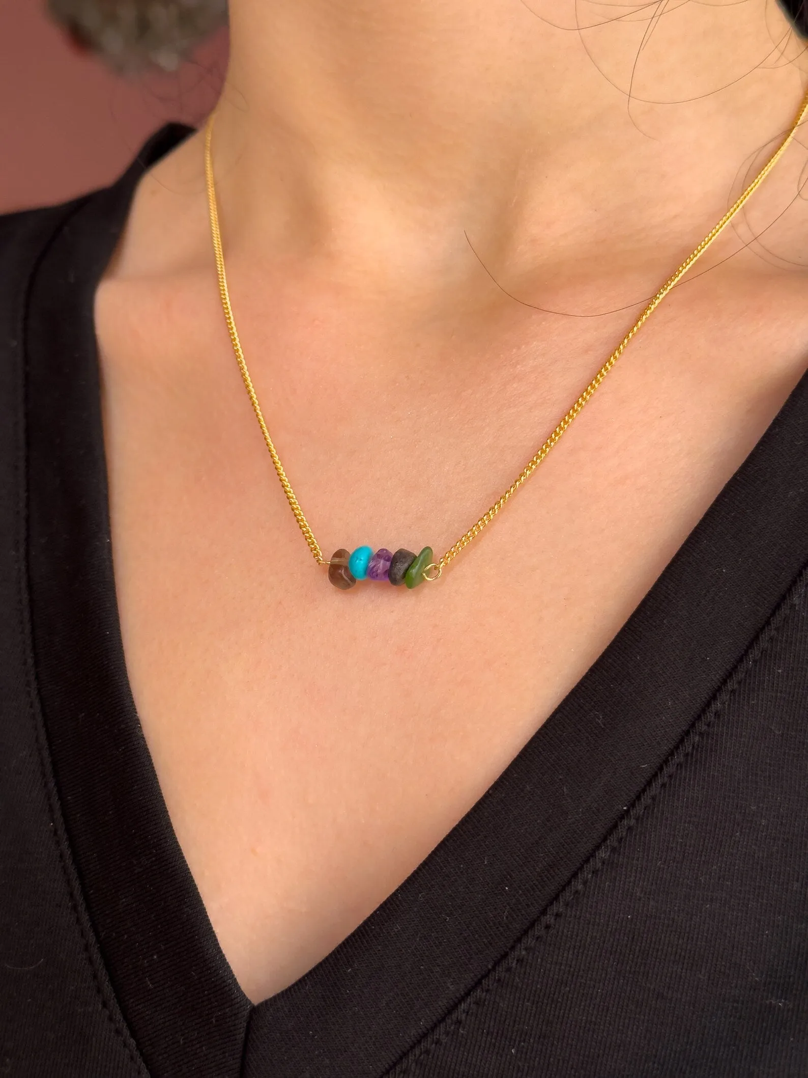 Taurus Zodiac Bar Necklace