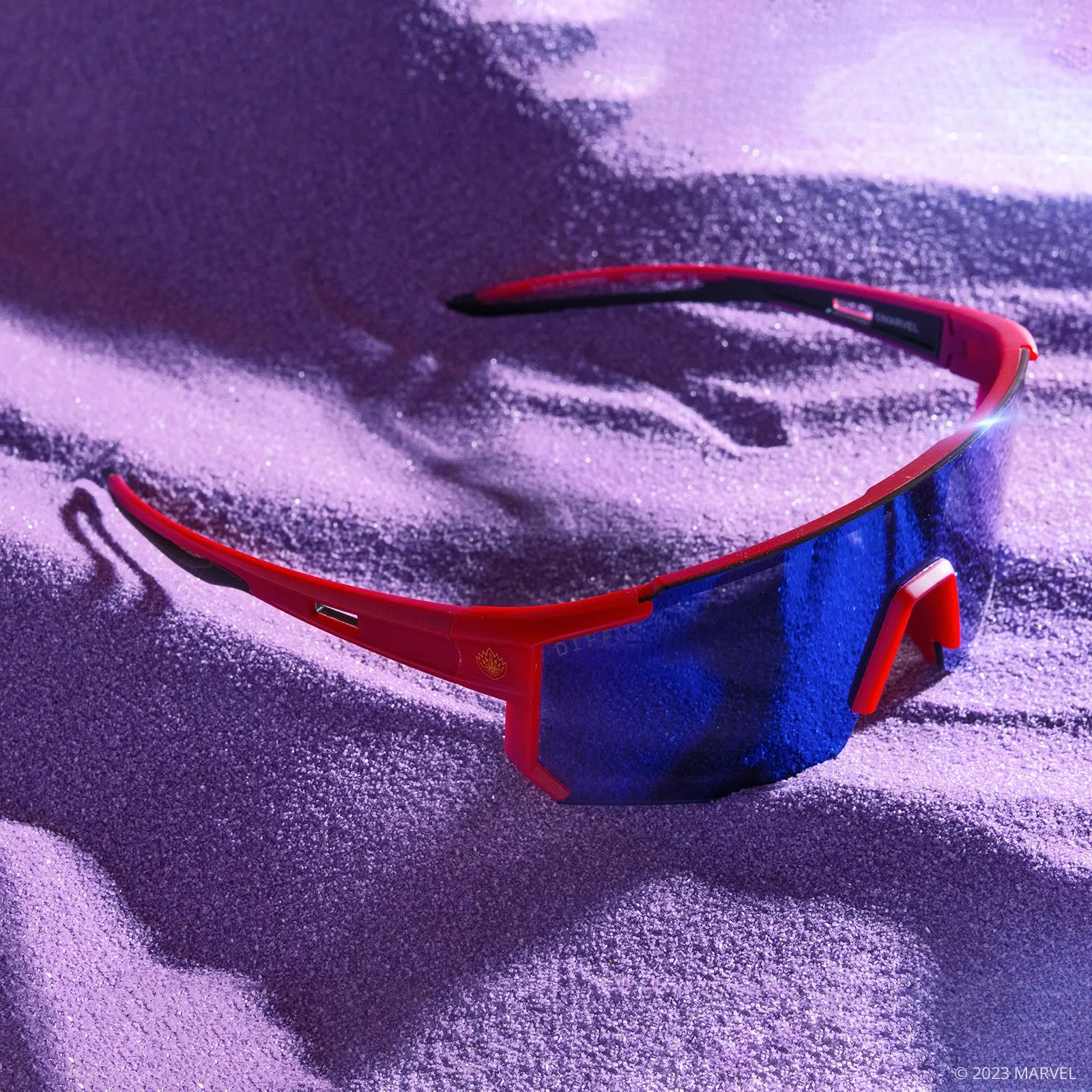 TEAM SUIT - DEEP SPACE BLACK/RED   SPACE BLUE MIRROR   POLARIZED SUNGLASSES