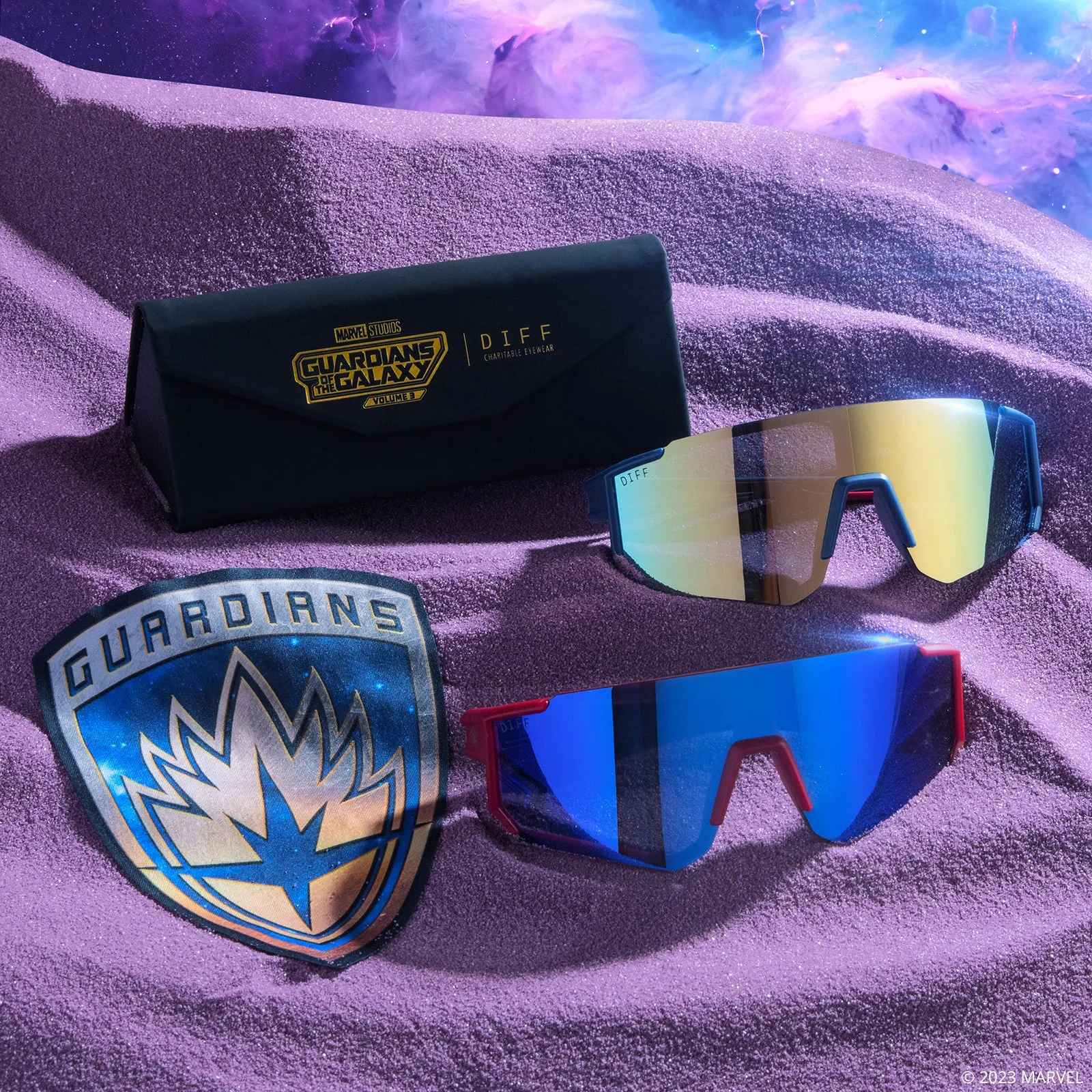 TEAM SUIT - DEEP SPACE BLACK/RED   SPACE BLUE MIRROR   POLARIZED SUNGLASSES