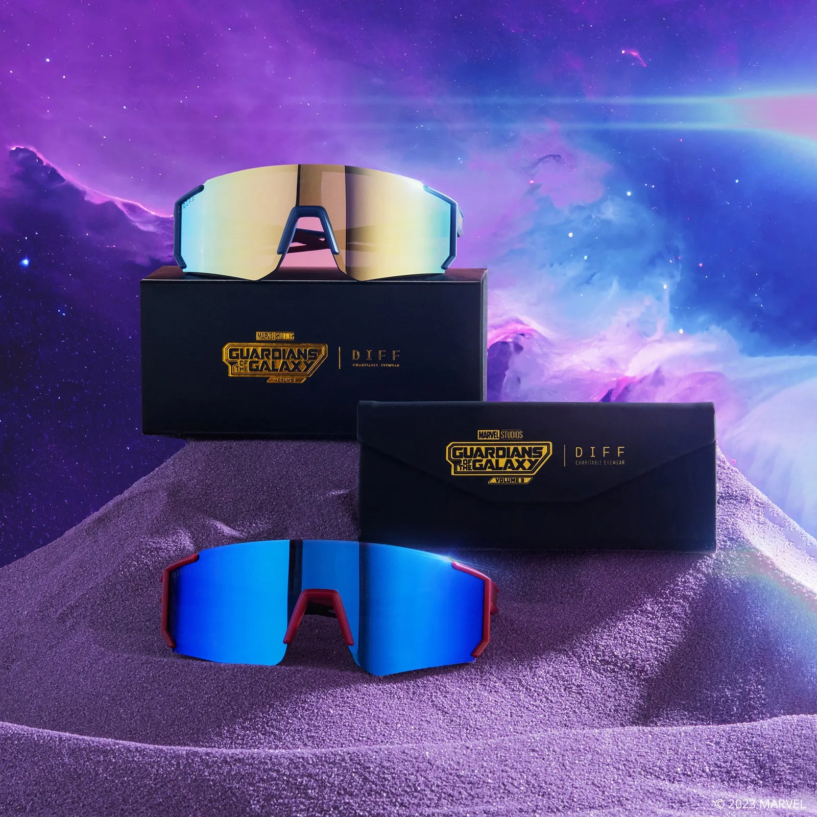 TEAM SUIT - DEEP SPACE BLACK/RED   SPACE BLUE MIRROR   POLARIZED SUNGLASSES