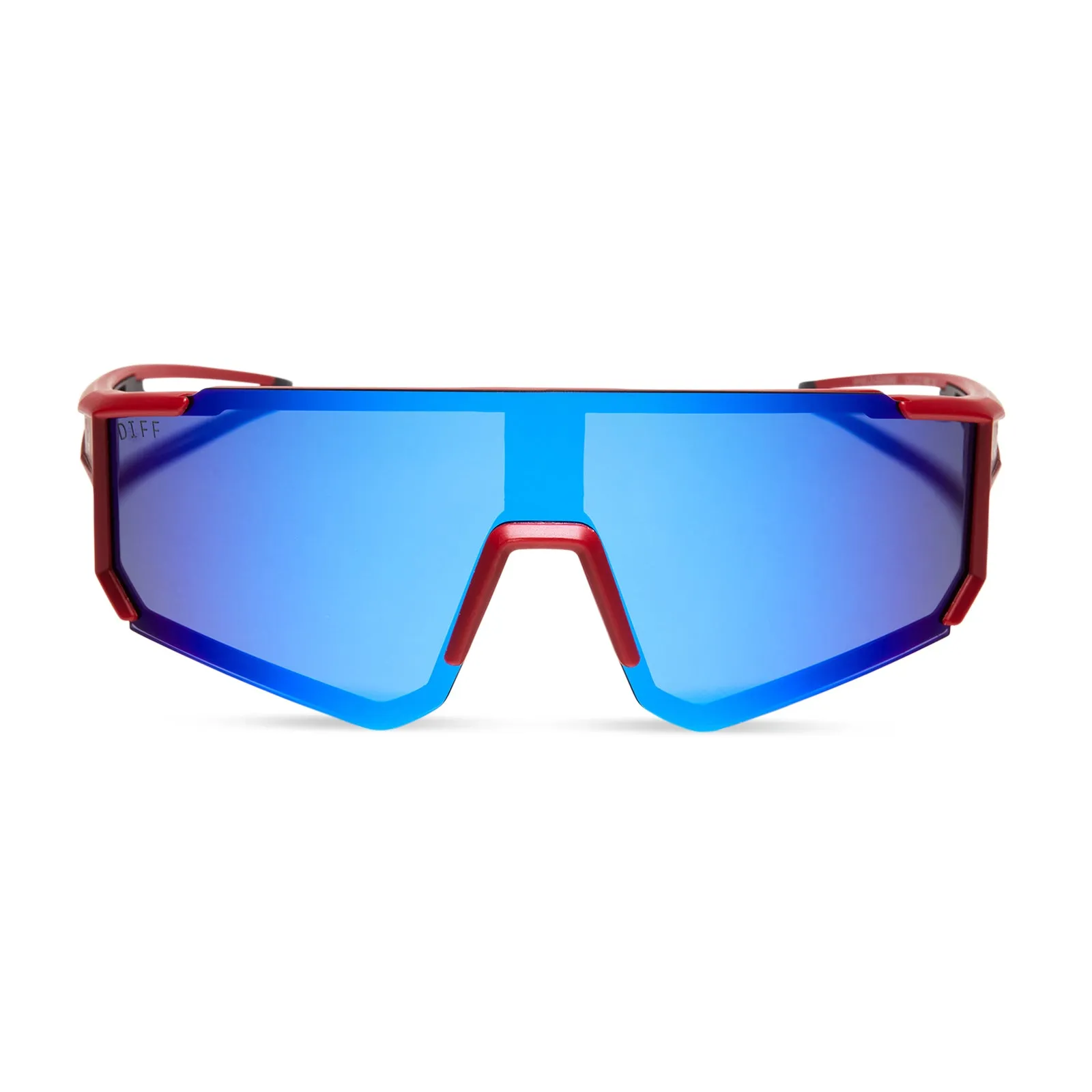 TEAM SUIT - DEEP SPACE BLACK/RED   SPACE BLUE MIRROR   POLARIZED SUNGLASSES
