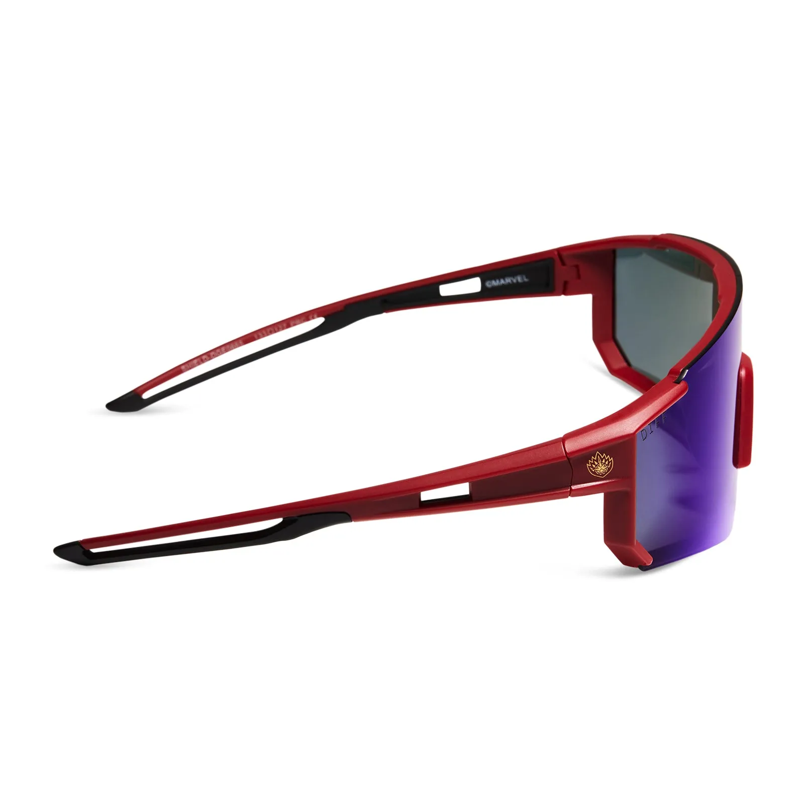 TEAM SUIT - DEEP SPACE BLACK/RED   SPACE BLUE MIRROR   POLARIZED SUNGLASSES