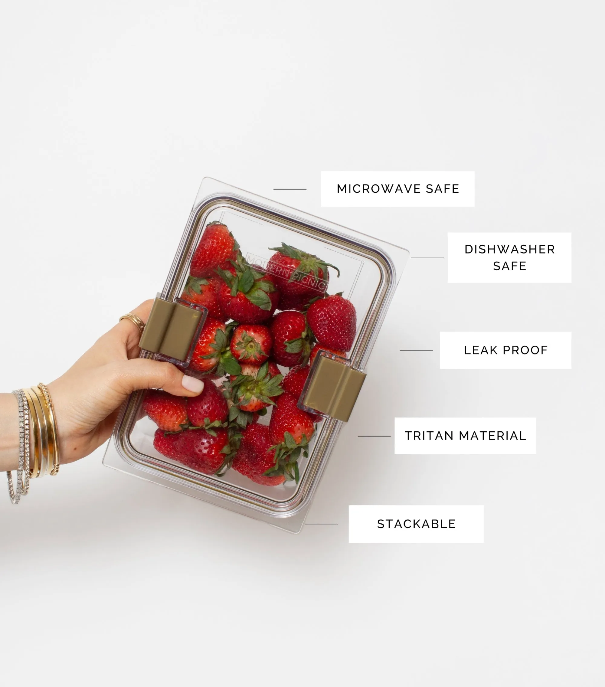 The Food Container - 10 Set (8.27 x 5.78 x 2.52 in)