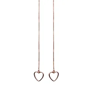 Threader Open Heart Earrings - Sale