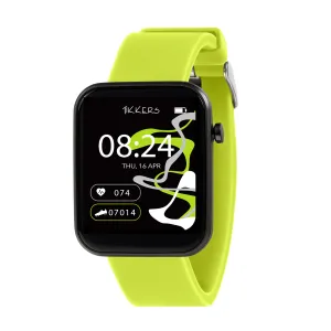 Tikkers Series 13 Green Silicone Strap Smart Watch