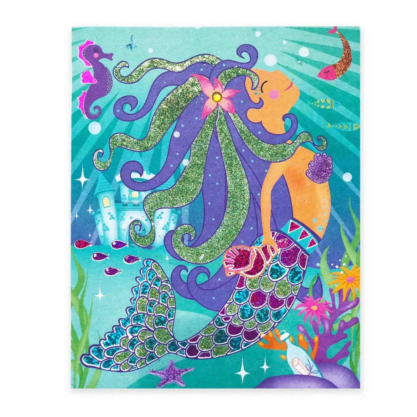 Totally Mermaids Glitter & Foil Art Set