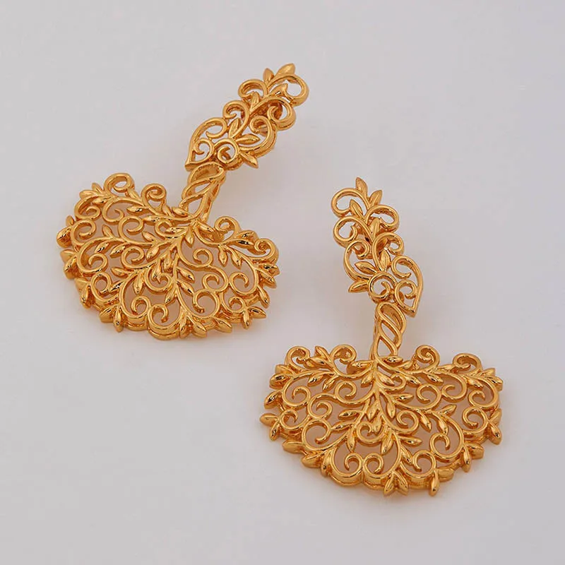 Tree of Life Gold Plated Earrings